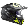 LS2 MX701 EXPLORER Carbon Focus Matt Titanium Hi Viz Yellow Helmet
