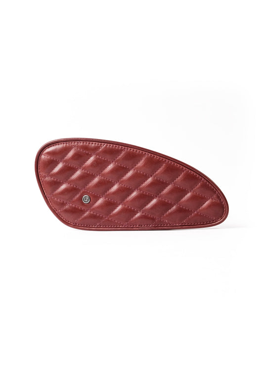 Trip Machine Tank Pads Leather Diamond (Cherry Red)