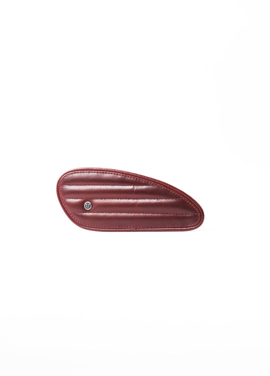 Trip Machine Tank Pads Mini Leather Classic Stripes (Cherry Red)