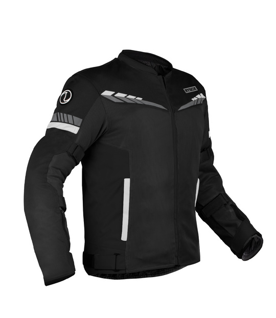 Rynox Air GT 4 Riding Jacket (Black White)