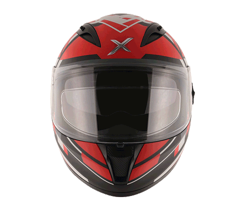 AXOR STREET CRAZY Black Red Helmet, Full Face Helmets, AXOR, Moto Central