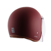 AXOR Jet Open Face Dull Chestnut Red Helmet