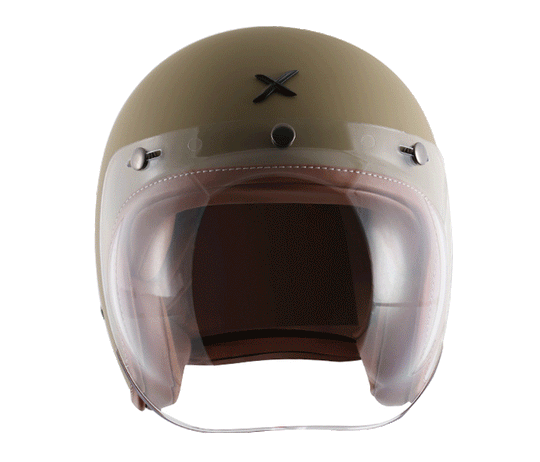 AXOR Jet Open Face Dull Desert Storm Helmet
