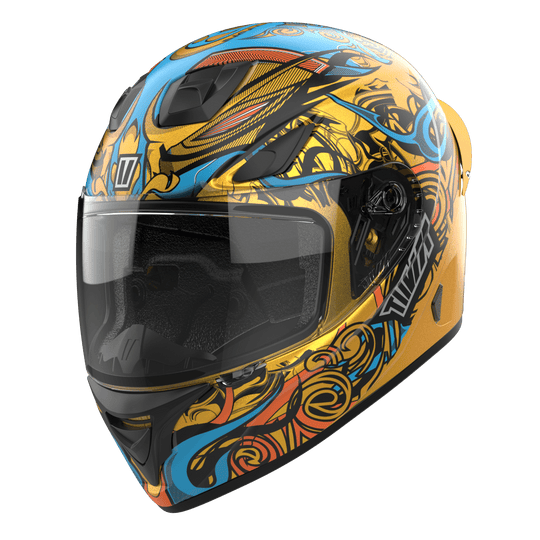 Tiivra Demon Gold Helmet