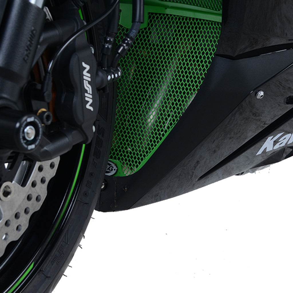 R&G Downpipe Grille for the Kawasaki ZX-6R '19 (DG0030BK)