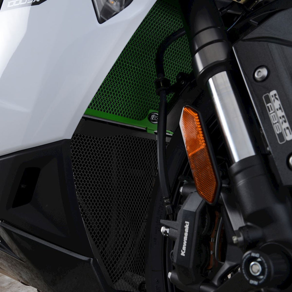 R&G Downpipe Grille for the Kawasaki Ninja 1000SX ’20 (DG0040BK)