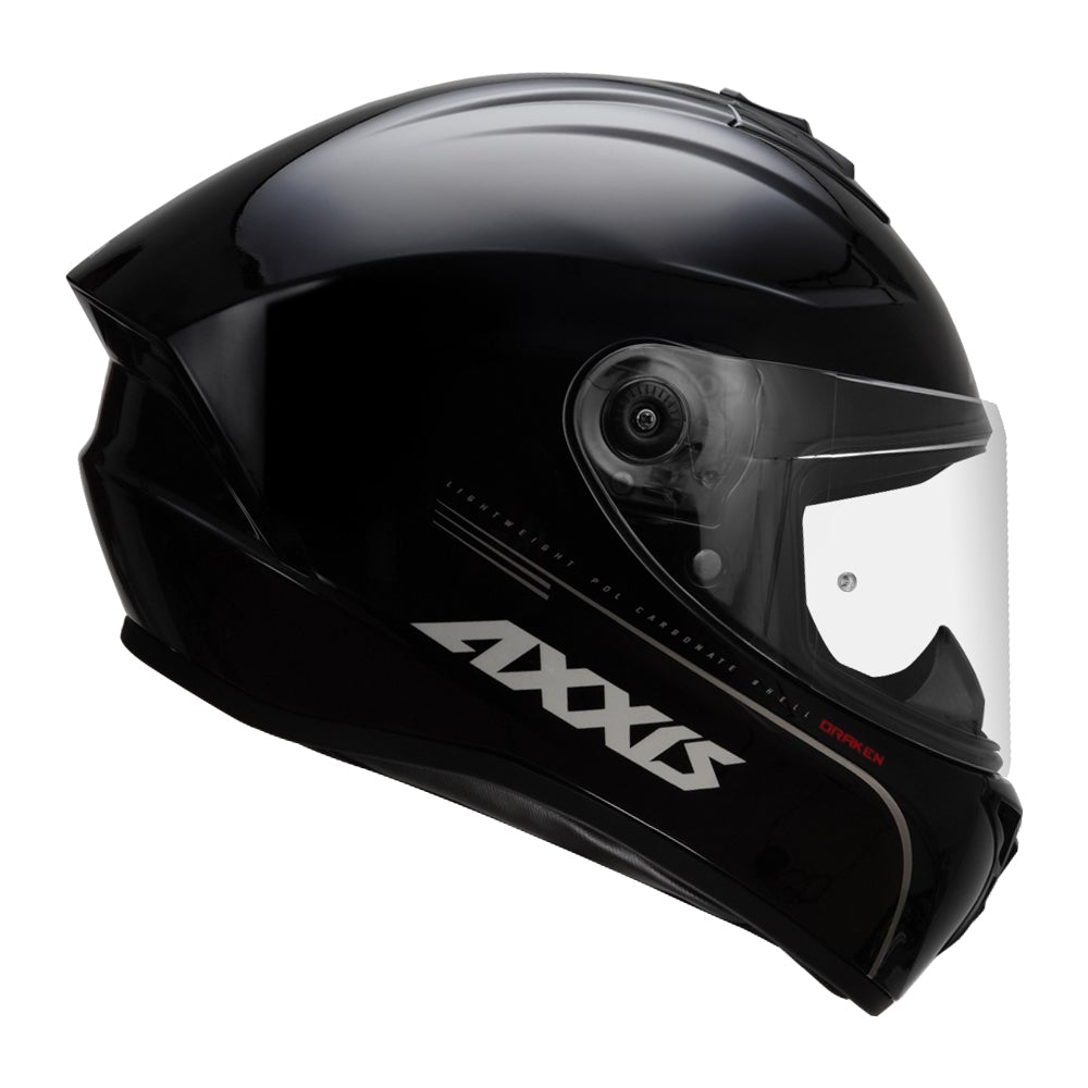 AXXIS Draken S Solid Gloss Black Helmet