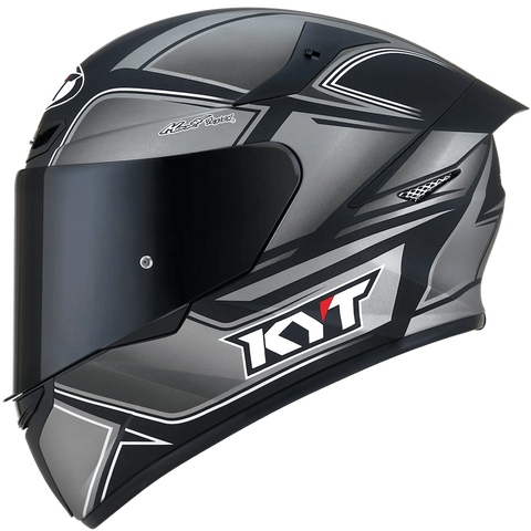KYT TT Course Tourist Matt Cool Grey Helmet