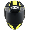 KYT TT Course Tourist Matt Fluro Yellow Helmet