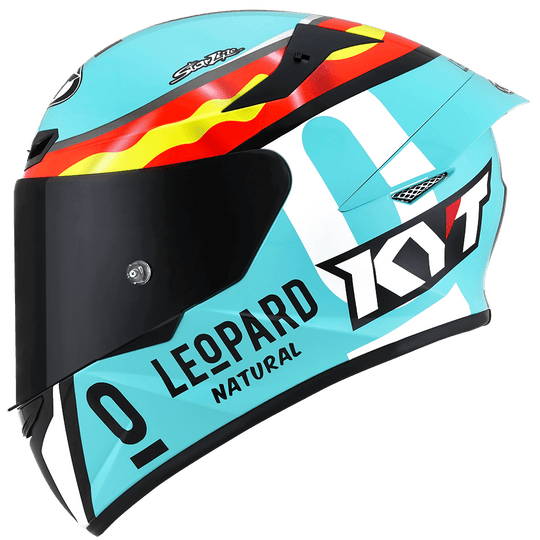 KYT TT Course Jaume Masia Leopard Replica Gloss Helmet