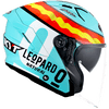KYT NFJ Jaume Masia Leopard Replica Gloss Helmet