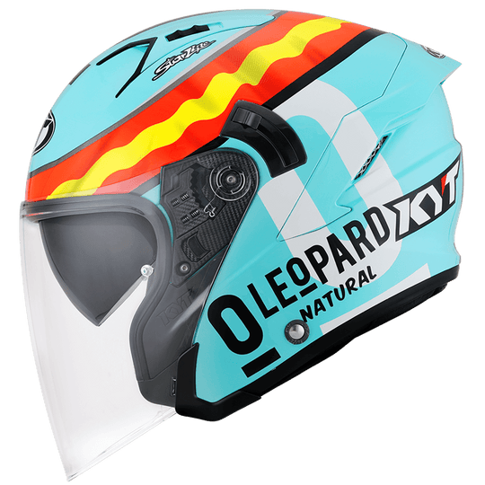 KYT NFJ Jaume Masia Leopard Replica Gloss Helmet