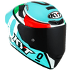 KYT TT Course Leopard Racing Dallaporta Replica Gloss Helmet