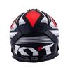 KYT Strike Eagle Wings Black White Red Helmet