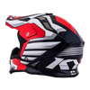 KYT Strike Eagle Wings Black White Red Helmet