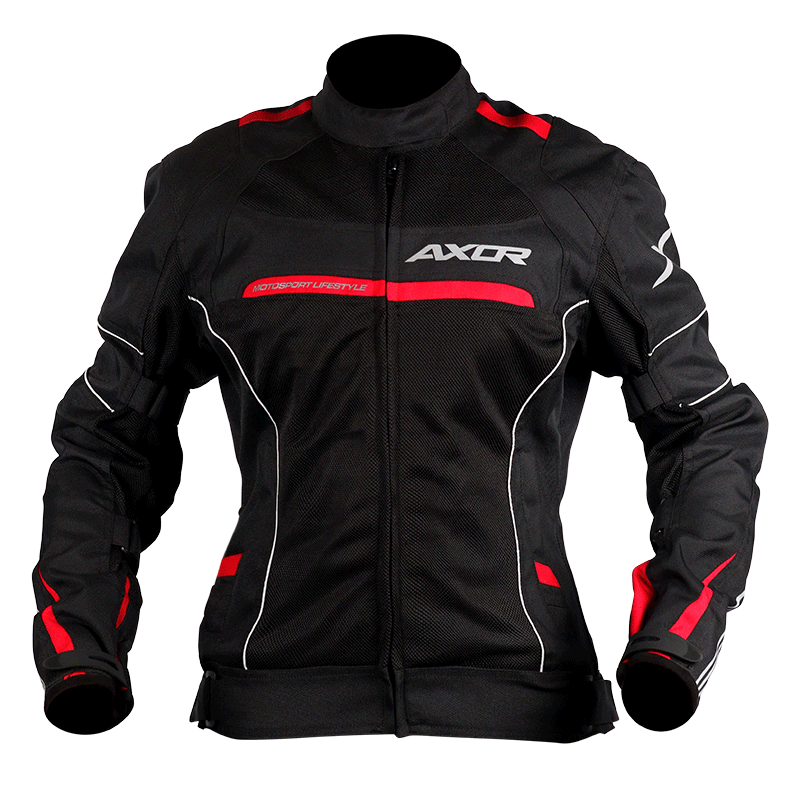 Axor Diva Riding Jacket (Black Red)– Moto Central