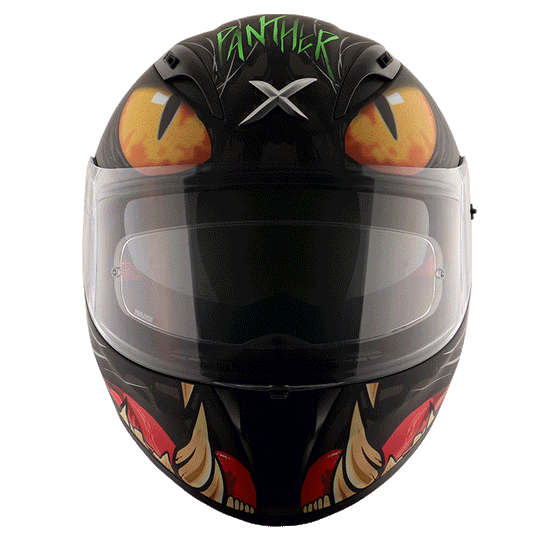 AXOR Street Panther Matt Black Grey Helmet