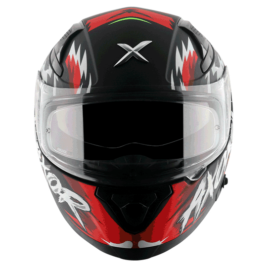 AXOR Apex Falcon Dull Black Red Helmet
