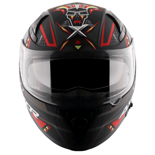 AXOR Apex Tiki Dull Black Red Helmet