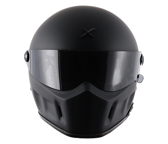 AXOR Retro Dominator Dull Black Helmet