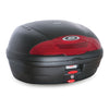 GIVI Top Case MONOLOCK SIMPLY II Black with Red Reflectors 45 Litres (E450N)