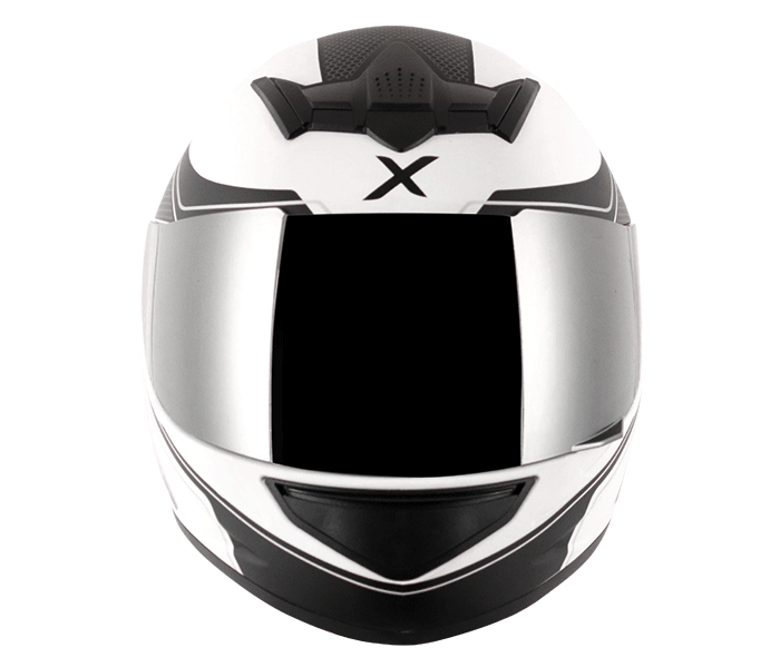 AXOR Rage Ecco White Black Helmet, Full Face Helmets, AXOR, Moto Central