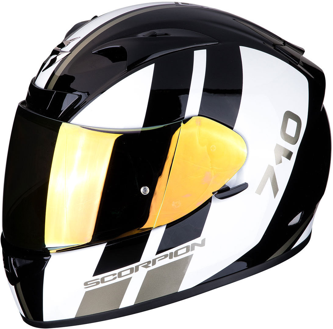 scorpion exo 710 helmet SCORPION EXO-710 Air GT Black Gloss Helmet– Moto Central