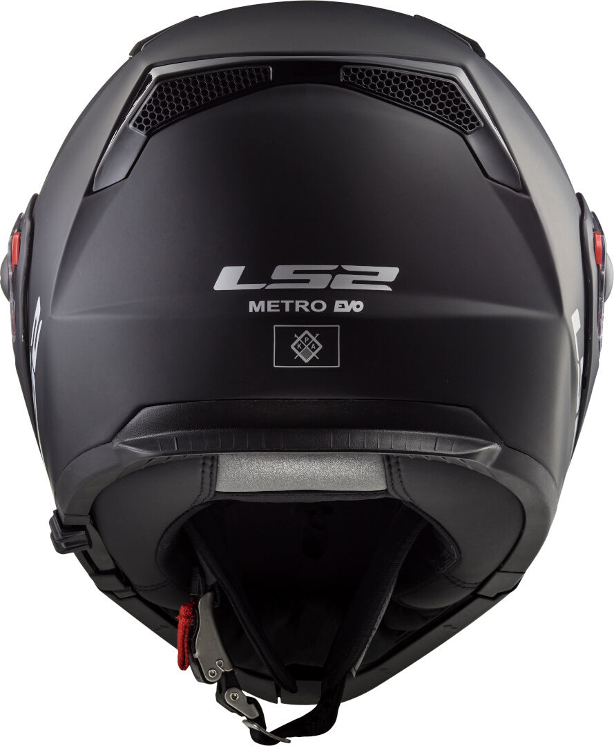 ls2 ff324 metro helmet LS2 FF324 Metro Evo Solid Matt Black Helmet– Moto Central
