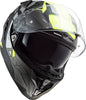 LS2 FF327 Challenger Allert Titanium Matt Hi Viz Yellow Helmet