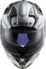 LS2 FF327 Challenger Allert Titanium Silver Matt Helmet