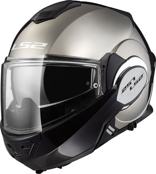 LS2 FF399 Valiant Gloss Chrome Helmet