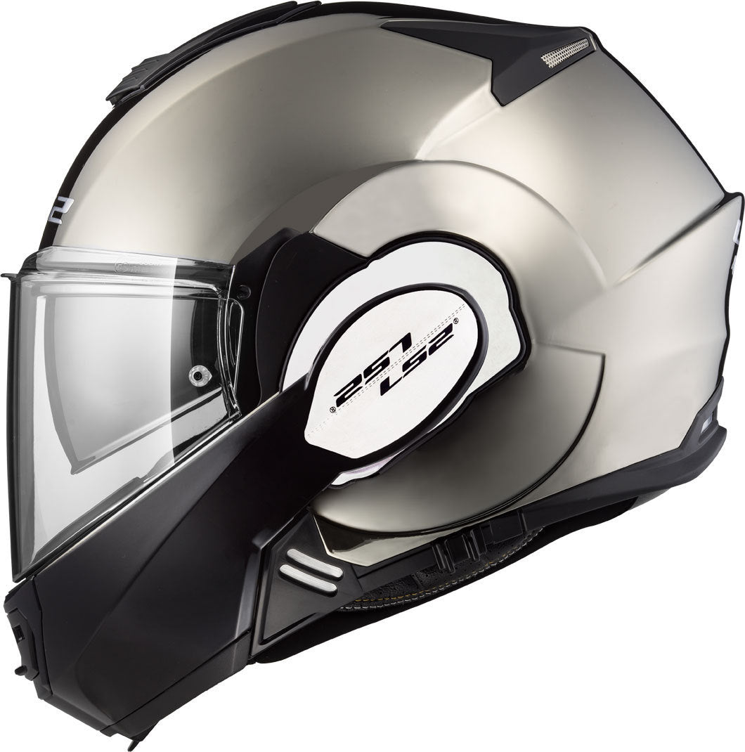 helmet ls2 ff399 valiant LS2 FF399 Valiant Gloss Chrome Helmet– Moto Central