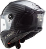 LS2 FF805 THUNDER Carbon GP Racing Solid Gloss Helmet (FIM Certified)