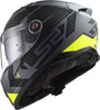 LS2 FF811 VECTOR II Splitter Titanium Matt Hi Viz Yellow Helmet