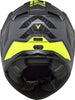 LS2 FF811 VECTOR II Splitter Titanium Matt Hi Viz Yellow Helmet