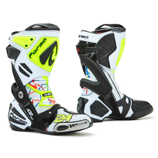 Forma Ice Pro Flow Boots CORSI Moto2 (Fluro Yellow)