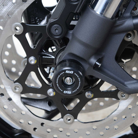 R&G Fork Protectors for the Suzuki Katana 19, Suzuki GSX S1000 '21 & GSX S1000 GT '22 (FP0223BK)