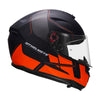MT Hummer Galant Matt Fluro Orange Helmet