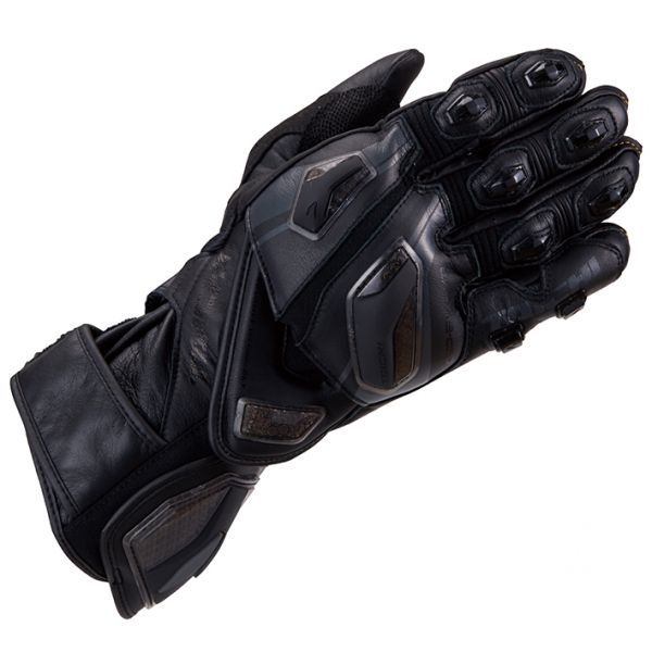 thumbnail image 2 of YNR Suzuki GSXR Motorbike Racing Gloves – Blue & White, Leather, Pre-Curved Fingers, Knuckle Armour 2 of 5