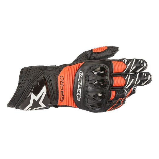 Alpinestars GP PRO R3 Black Red Fluro Gloves