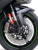 R&G Fork Protectors for the Kawasaki ZX10 R '16 & ZX 10RR '21 (FP0182BK)