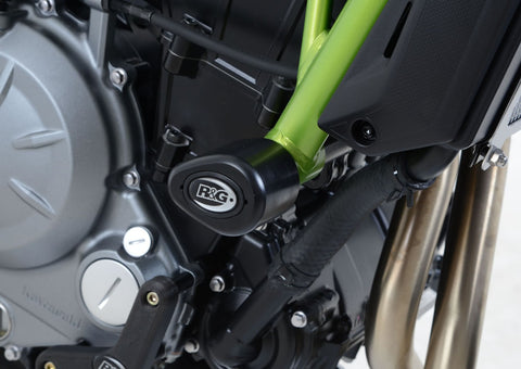 R&G Crash Protectors Aero Style for Kawasaki Z650 '17 and Ninja 650 '17, Z650RS '22 (CP0416BL)
