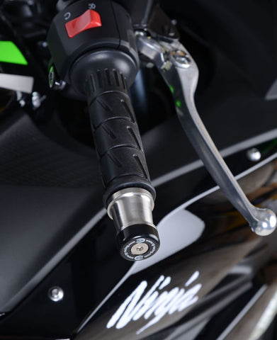 R&G Bar End Sliders for Kawasaki Z250SL, Ninja 250SL '14, Z650 '17, Ninja 650 '17 (BE0083BK)