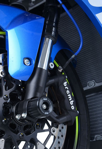 R&G Fork Protectors for Suzuki GSX R1000 L2 '12 & GSX R1000R '17 (FP0112BK)