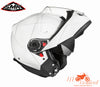 SMK Glide Gloss White (GL100), Flip Up Helmets, SMK, Moto Central
