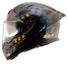 AXOR Apex Carbon Small Checks Gloss Neon Yellow Helmet
