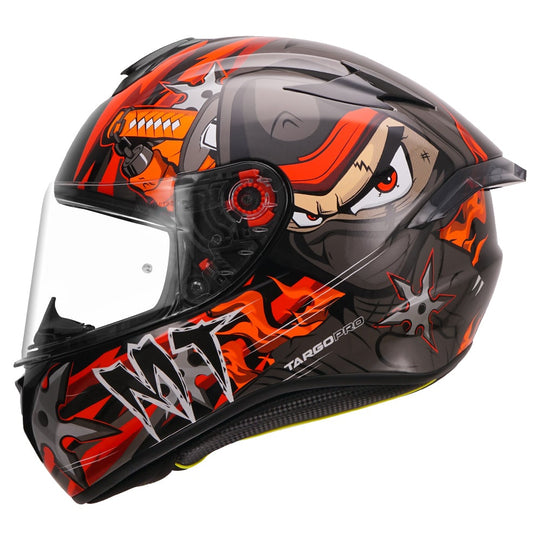 MT Targo Pro Hanzo Gloss Red Helmet