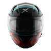 AXOR Apex Hex 2 Gloss Hex Blue Red Helmet