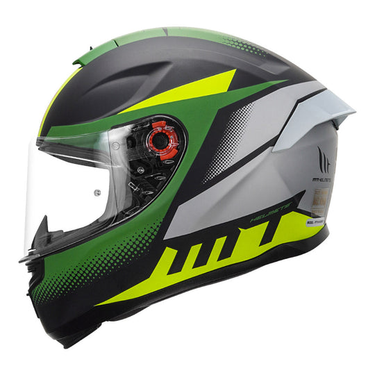 MT Hummer Brick Matt Green Helmet