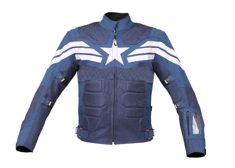 BBG Captain Jacket (Blue) - Moto Central
